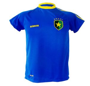 Camisa Olé Brasil Dry Sport Azul